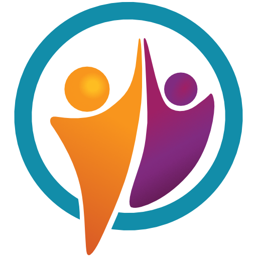 Humanists Victoria logo of two Happy Human styled figures high fiving each other.